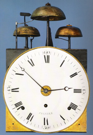 Horloge comtoise signée Antide Janvier - Comtoise-Uhren de Siegfried Bergmann page 132