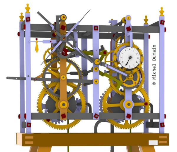 Horloge du ch�teau de Ferney Voltaire